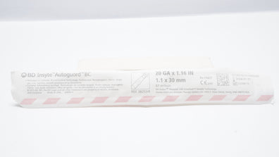 BD 382534 Insyte Autoguard BC Shielded IV Cath. 20Ga x 1.16inch (x)